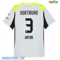 Camisa de time de futebol Borussia Dortmund Waldemar Anton #3 Replicas 2º Equipamento 2025-26 Manga Curta